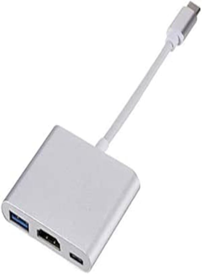 USB3.1 Type-C Male To USB-C Female+HDMI+USB3.0 Support 4K Adapter USB Hub